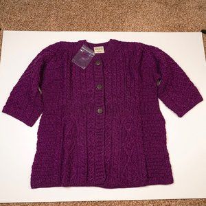 Kilronan Knitwear  Women’s Irish Wool Sweater     (10)